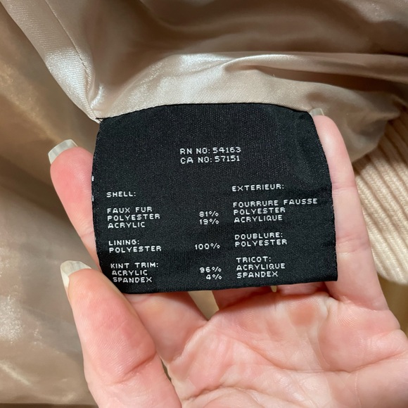 Marc New York Andrew Marc Faux Fur Camouflage Jacket Size M - Picture 6 of 6